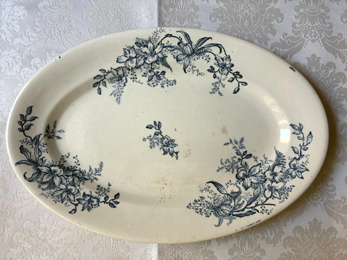 Plat ovale Terre de fer - Arts de la table