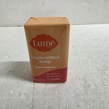 Lume Triple Milled Bar Soap In Clean Tangerine - 5 oz Bar NEW