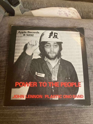 John Lennon Power To The People 7” UK 1971 Apple R5892 + Sleeve Yoko Ono Beatles prezzo ebay