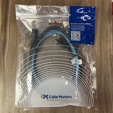 Cable Matters Mini-SAS SFF-8087 to 4x SATA Forward Breakout Cable 3.3ft/1m