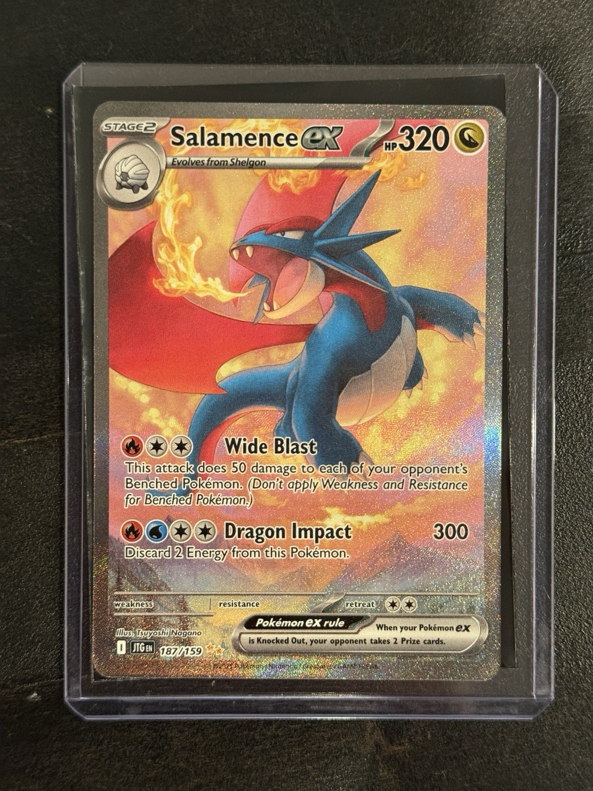 Salamence EX 187/159 ⭐️⭐️ SIR Near Mint - Pokemon Journey Together SIR NM