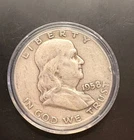 🔥 1958-D Frankiln Half Dollar 90% Silver CoinSnap analysis is Fine to AU🔥