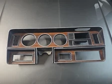 81-93 DODGE Ram D150 D250 Ramcharger Instrument Dash Bezel Trim Panel Woodgrain
