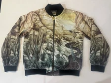 Scotch & Soda Reversible Desert Graphic Bomber Men’s Jacket Size Large.