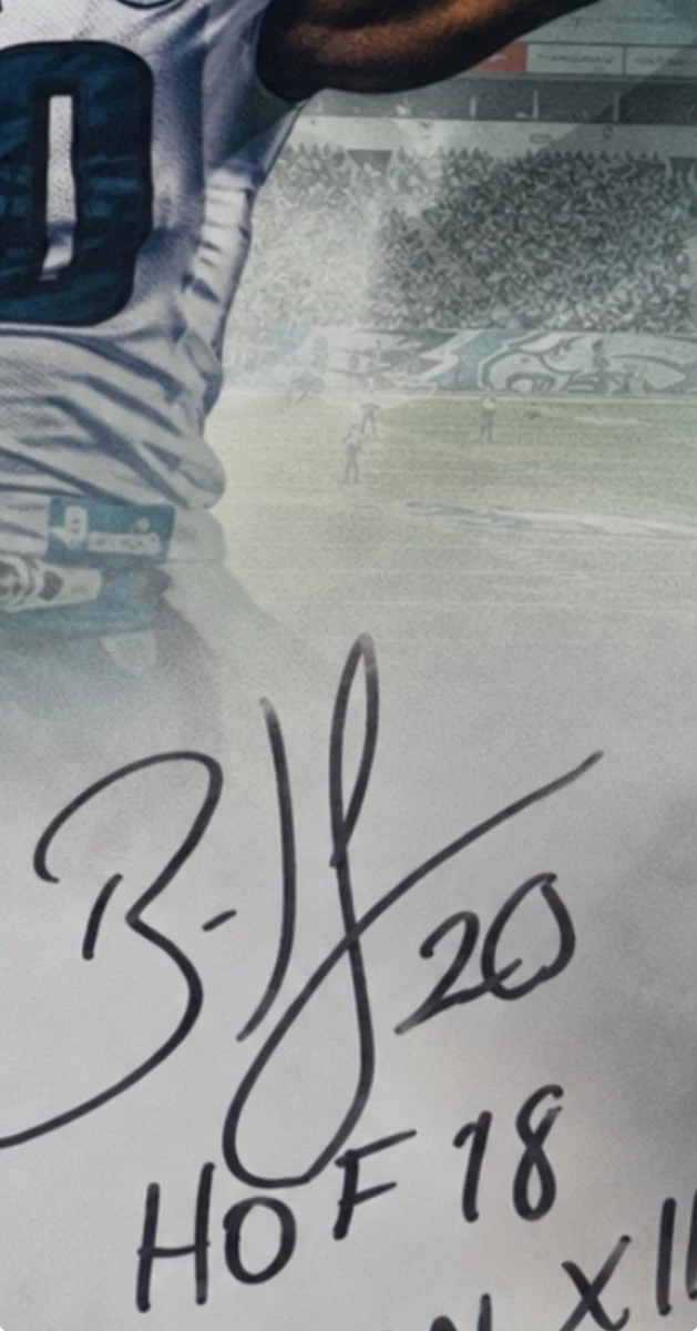 Eagles Brian Dawkins Signed 11x14 Photo 3 Inscriptions HOF 18 Weapon X Last JSA