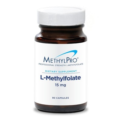 MethylPro L-Methylfolate 15 mg - L Methyl Folate, 90 Count (Pack of 1) 