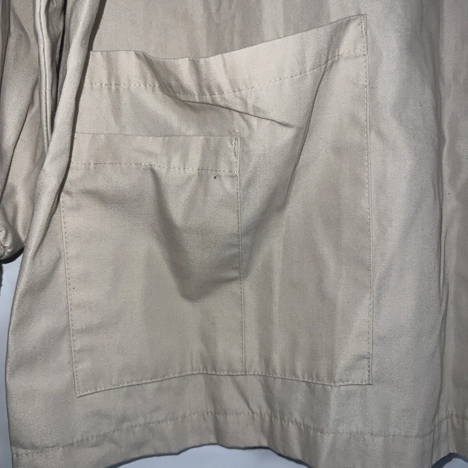 Blusa Médica Para Mujer Tostada Manga Larga Con Botones Talla XXL Landau Foto 3 de 4