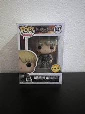 Funko Pop! Animation Attack on Titan Armin Arlelt #1447 Chase Edition DAMAGED