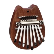 Pogolab Kalimba Piano Finger Wooden 8 Keys Key Easy Play Musical Instrument