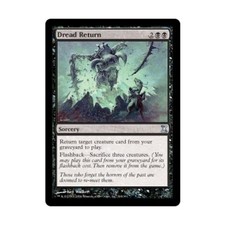 WOTC MtG Time Spiral Dread Return (U) (Foil) VG