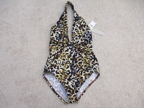 Amoressa Swimwear by Miraclesuit Size 10 Obsessed Spirit 1-Piece Leopard - Picture 3 of 12