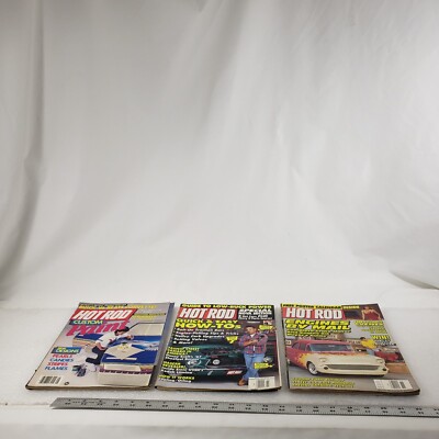 Lot Of 3 VTG Hot Rod May 1986 March 1993 November 1994 Paint How-To Differential