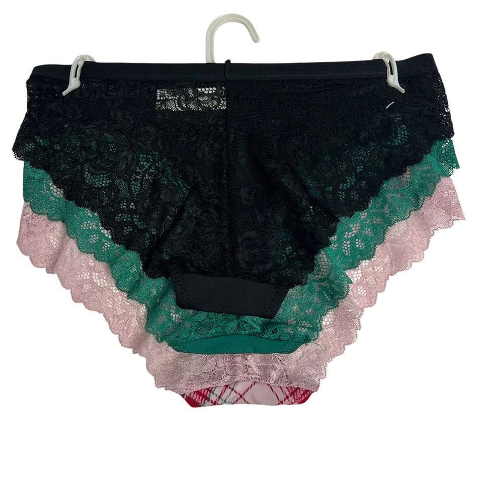 Bragas para mujer JESSICA SIMPSON talla pequeña paquete/3 ultra coquetas ajuste descarado encaje Foto 2 de 4