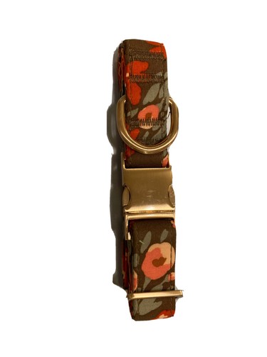Pet Attire Heavy Duty Floral pattern Large Dog Collar Size 16”-25” NEW - Picture 3 of 5