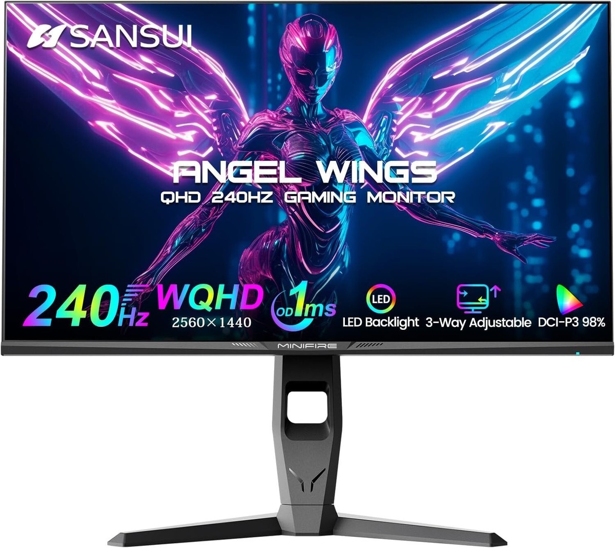 32 Inch Ips 1440p 144hz 1440p Monitor 2k 144hz Ips 1ms Aoc G Sync