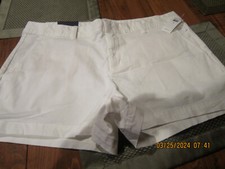 NWT Gap City Shorts Size 14 Stretch Mid Rise 3" Inseam Color White