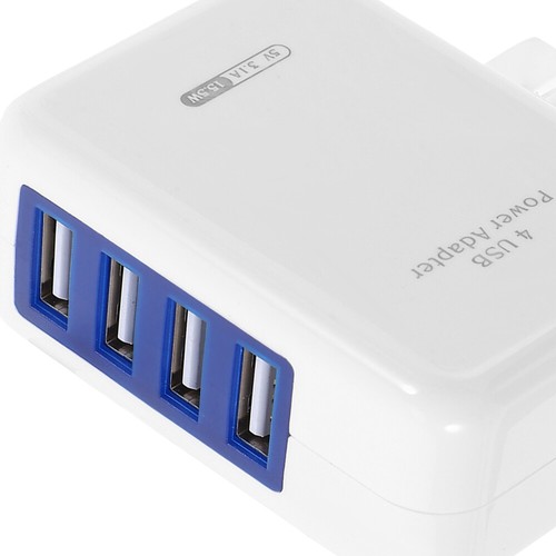 4 -Port USB -Ladegerät Multi-USB-Ladegerät Mit Mehreren Anschlüssen - 第 9/12 張圖片