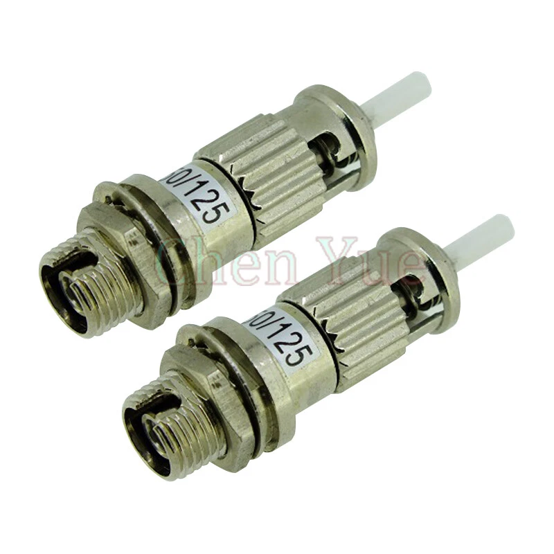 2pcs Fiber Optic Hybrid Adapter MM 50/125 FC Female-ST Male Flange Connector - Image 4 of 4