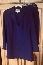John Meyer Purple Skirt  Jacket Suit Size 6P