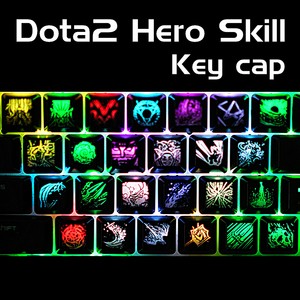 Details About Dota2 Hero Skill Key Cap Backlight Keycaps Cherry Mx Oem Keys Invoker Assassin