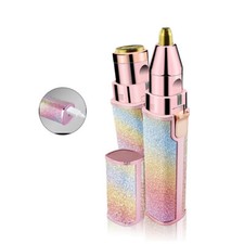 1x2in1 Electric Eyebrow Face Hair Remover Painless Facial Trimmer Razor Epilator