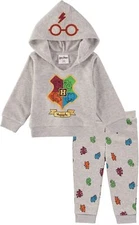 Harry Potter Boys' 2 Piece Hoodie Fleece Sweatshirt and Jogger Pants Set