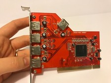 NEC UP215-N101 030827 Quad Port USB PCI Adapter Card