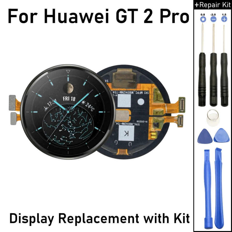For Huawei Watch GT2 Pro VID-B19 46mm LCD AMOLED Display Screen Replacement Part