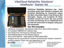 VibeCloud Reliability Solutions Vibration Data Collection and Analysis System