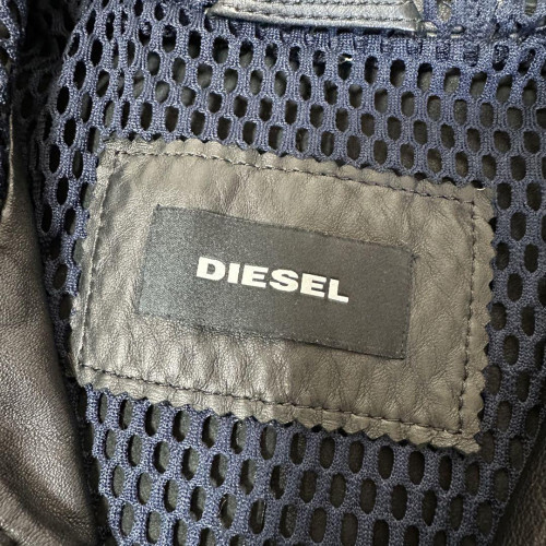 DIESEL L-MELVINS レザージャケット L レザーパーカー 極美品✨DIESEL L-MELVINS JACKET ラムレザー パーカー - メルカリ