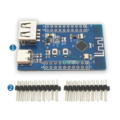 CH582M Development Board Module 2Channel USB Bluetooth 2.4GHz RF Microcontroller
