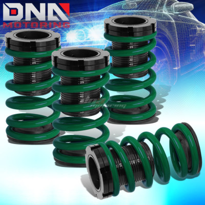 FOR 01-05 CIVIC EM ES 1-3''SCALE SUSPENSION LOWERING COILOVER GREEN COIL SPRINGS