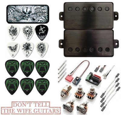 ギター EMG JH James Hetfield Set Black Chrome EMG JH James Hetfield 