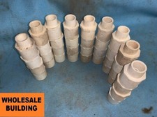 PVC, 1/2", PIPE FITTING, REDUCING MALE ADAPTER, SCH 40,  LOT OF 36 