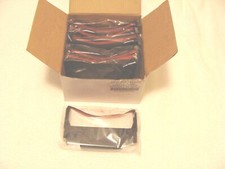 Box of 6 Epson Compatible ERC-30 34 38 POS Ribbons Black/Red