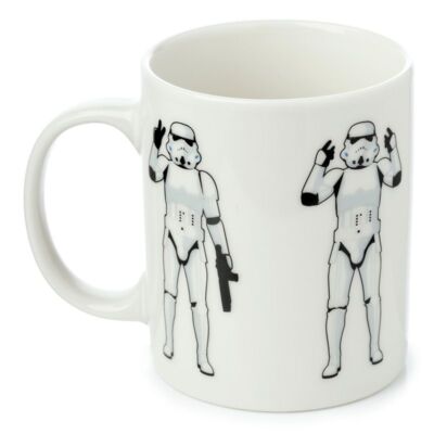 STAR WARS ORIGINAL STORMTROOPER WEISS PORELAIN KAFFEETASSE TASSE NEU IN GESCHENKBOX