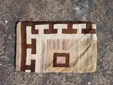 Antique Navajo Hand-woven Native American Wool Cushion Cover 23x15 inches