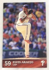 2015 Philadelphia Phillies Team Issue 2nd Edition Photo Card-Elvis Araujo