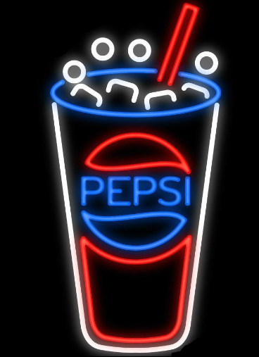 1990’s ペプシコーラ　Pepsi ライトアップ　看板　ソーダマシーンサイン 1990's ペプシコーラ Pepsi ライトアップ 看板 ソーダマシーンサイン