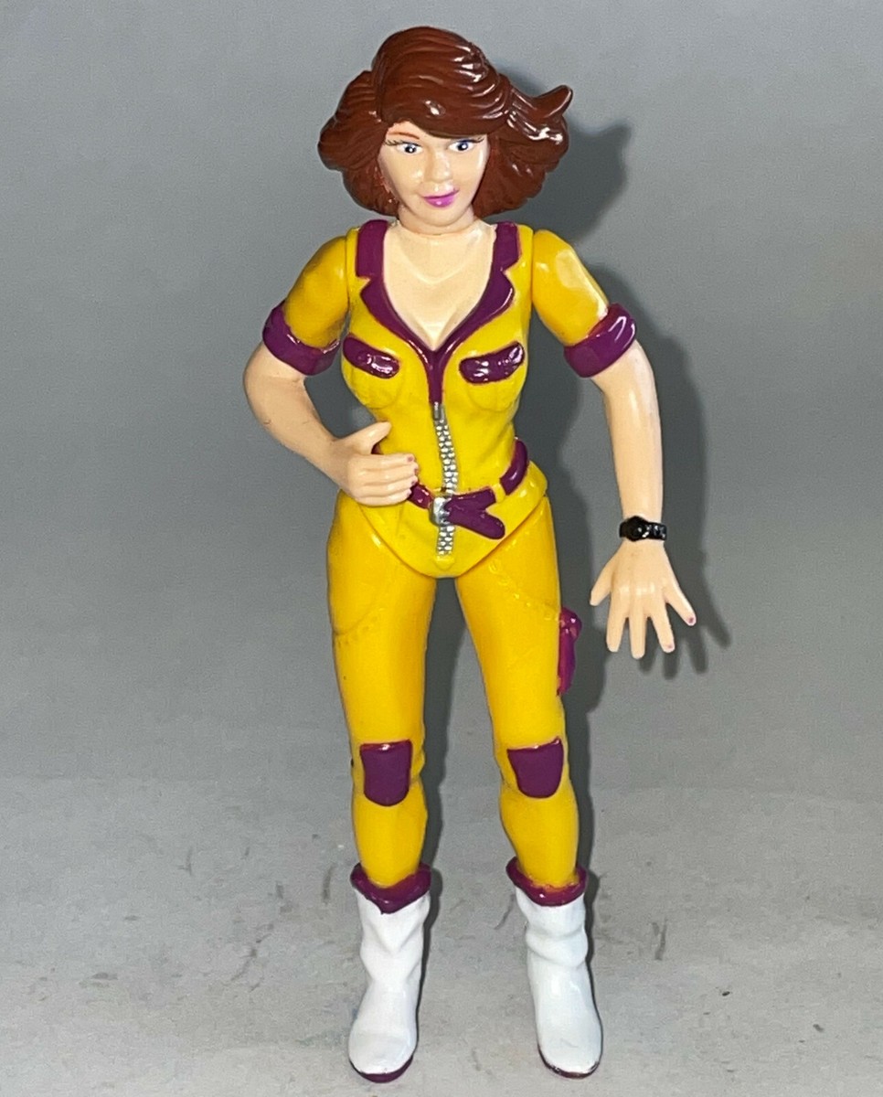30.31ブレインタートル 1992 VTG TMNT Yellow Jumpsuit Purple April O'Neill Teenage