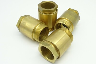 4x Cable Gland Brass WISKA KVM 36-Z26 Cable Gland Brass M36x2 24-26.5mm