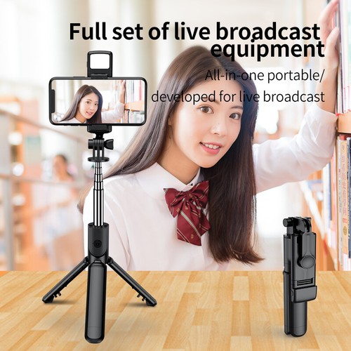 Remote Selfie Stick Tripod Stand LED Light For iPhone 16 15 14 13 Pro Max 12 11 - Picture 8 of 12