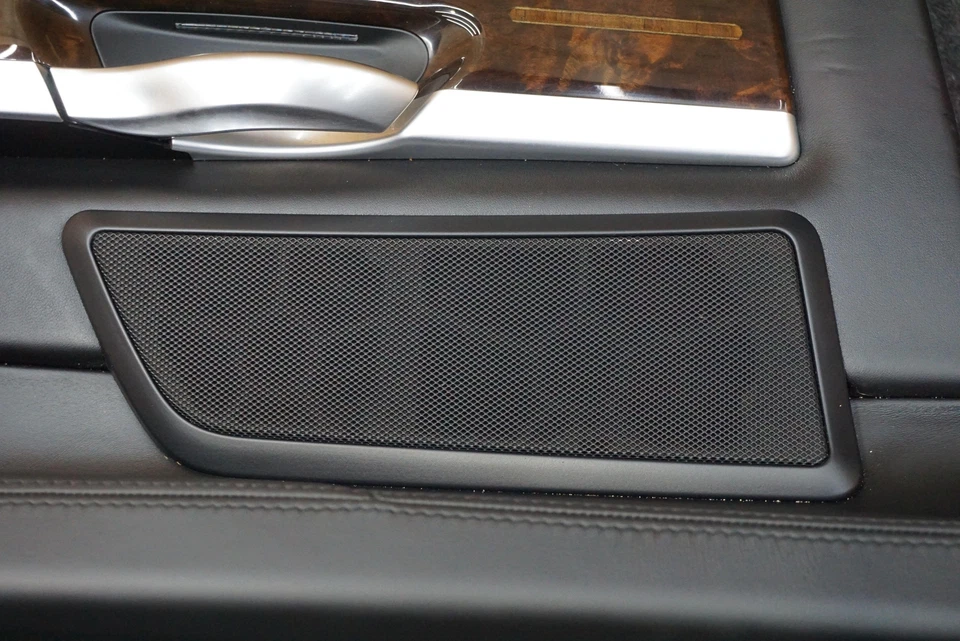 Rear Left Driver Door Interior Trim Panel Black 51429161861 BMW 760i F02 2010-12 - Image 4 of 4