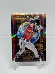 2023 Topps Chrome Cosmic CORBIN CARROLL Planetary Pursuit MERCURY SSP RC Dbacks