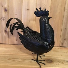 Metal Rustic Wine Rooster Cork Cage Holder Collectors Decor By Epic