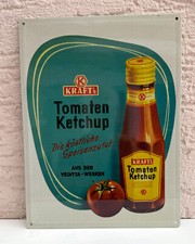 Blechschild KRAFT´S TOMATEN KETCHUP 40 x 30 cm Metallschild Retro (239)