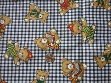1.50 YARDS OF NEW TEDDY BEAR COTTON FABRIC GREAT FOR PROJECTS