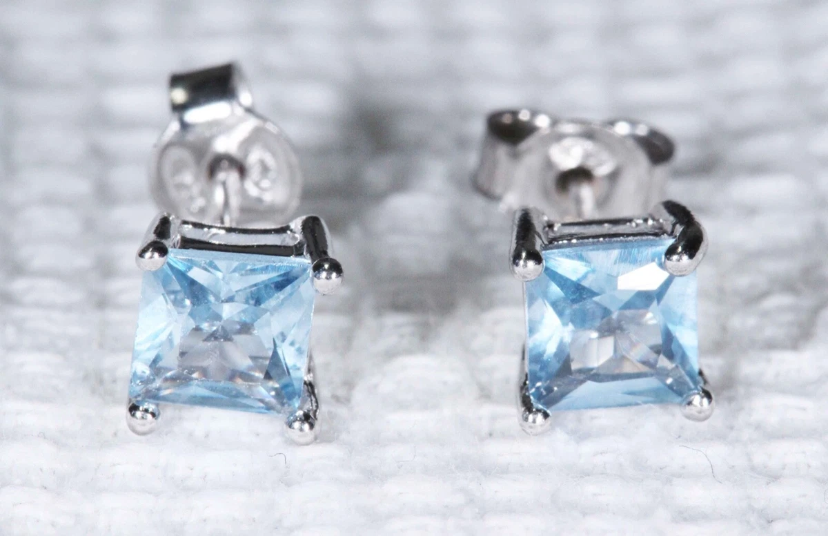 Boucles D'oreilles Anciennes En Argent 925 - Clips Sertis Zircon