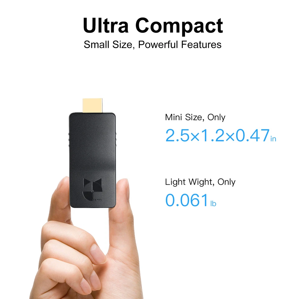 5G WiFi Mini Wireless HDMI Extender Dongle HDMI Transmitter and Receiver Full HD - Image 2 of 4