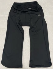 Nishiki Cycling Pants Womens SM Padded Capri Bike Black Athletic NEW NWOT